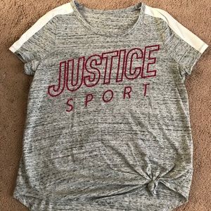 Two Justice shirts